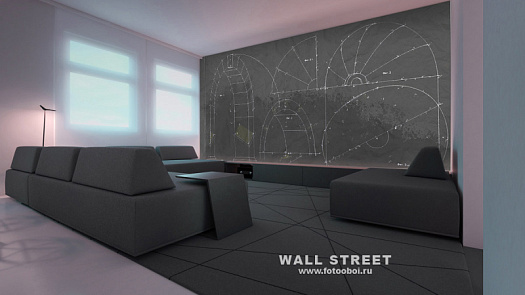 Фотообои в интерьере артикул Induction 23, ИНДУКЦИЯ / INDUCTION, Wall street
