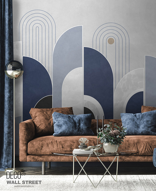 Фотообои в интерьере артикул DECO 25 22, DECO 25, Wall street